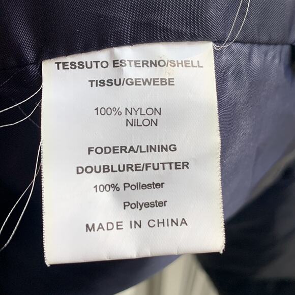 Orso Levi Shiny Colorblock Hooded Puffer Jacket - Picture 7 of 8